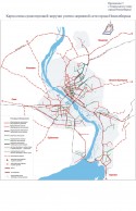 Приложение 5: Карта-схема существующей загрузки улично-дорожной сети города Новосибирска
